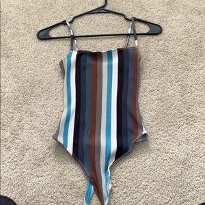 Urban outfitters straight neck bodysuit